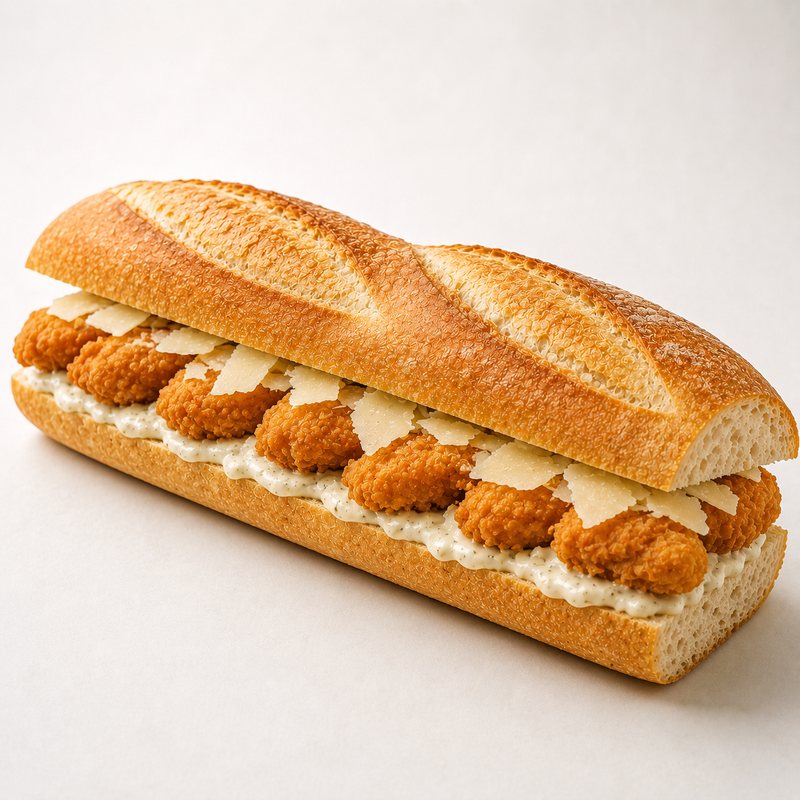 Chickaki (σε γαλλική μπαγκέτα)