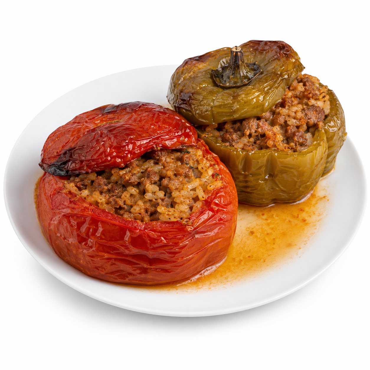 Kıymalı Dolma (Domates ve Biber)